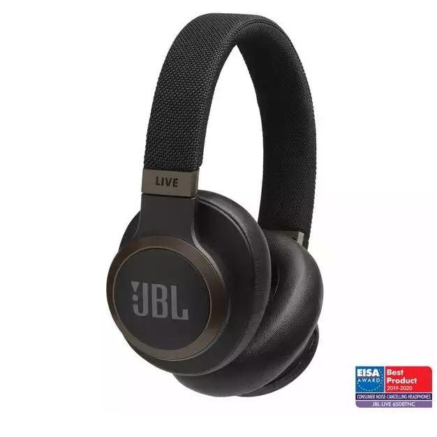 Безжични Bluetooth слушалки с гласово управление за мобилни устройства - JBL Live 650BTNC (черен) | JAR Computers Безжични Bluetooth слушалки с гласово управление за мобилни устройства - JBL Live 650BTNC (черен)