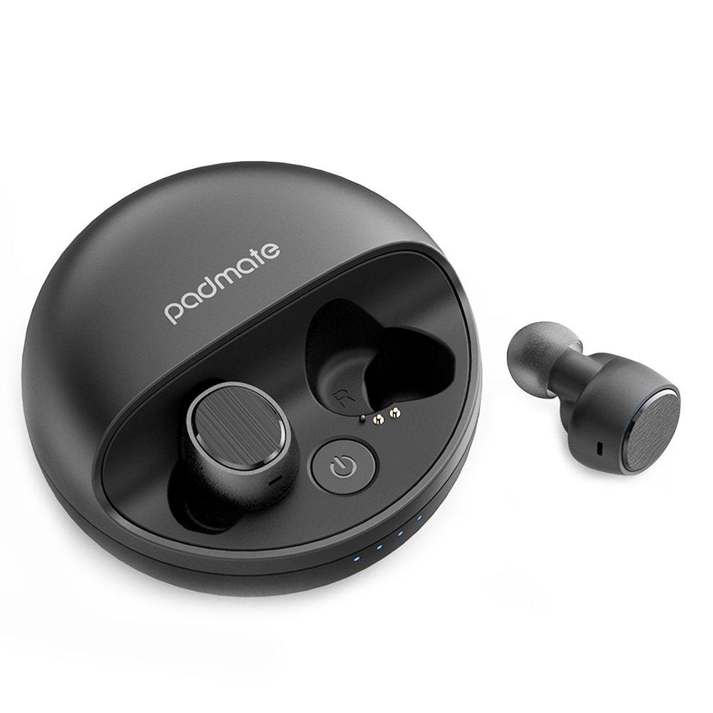Безжични Bluetooth слушалки с микрофон за мобилни устройства (черен) - Padmate Tempo X12 TWS In-Ear Headset | JAR Computers Безжични Bluetooth слушалки с микрофон за мобилни устройства (черен) - Padmate Tempo X12 TWS In-Ear Headset