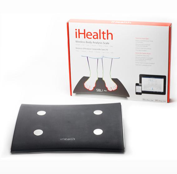 Безжично устройство за измерване на телесни характеристики за iPhone, iPad и iPod - iHealth Wireless Body Analysis Scale | JAR Computers Безжично устройство за измерване на телесни характеристики за iPhone, iPad и iPod - iHealth Wireless Body Analysis Scale