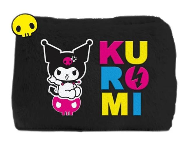 Черен плюшен несесер Kuromi Sanrio 