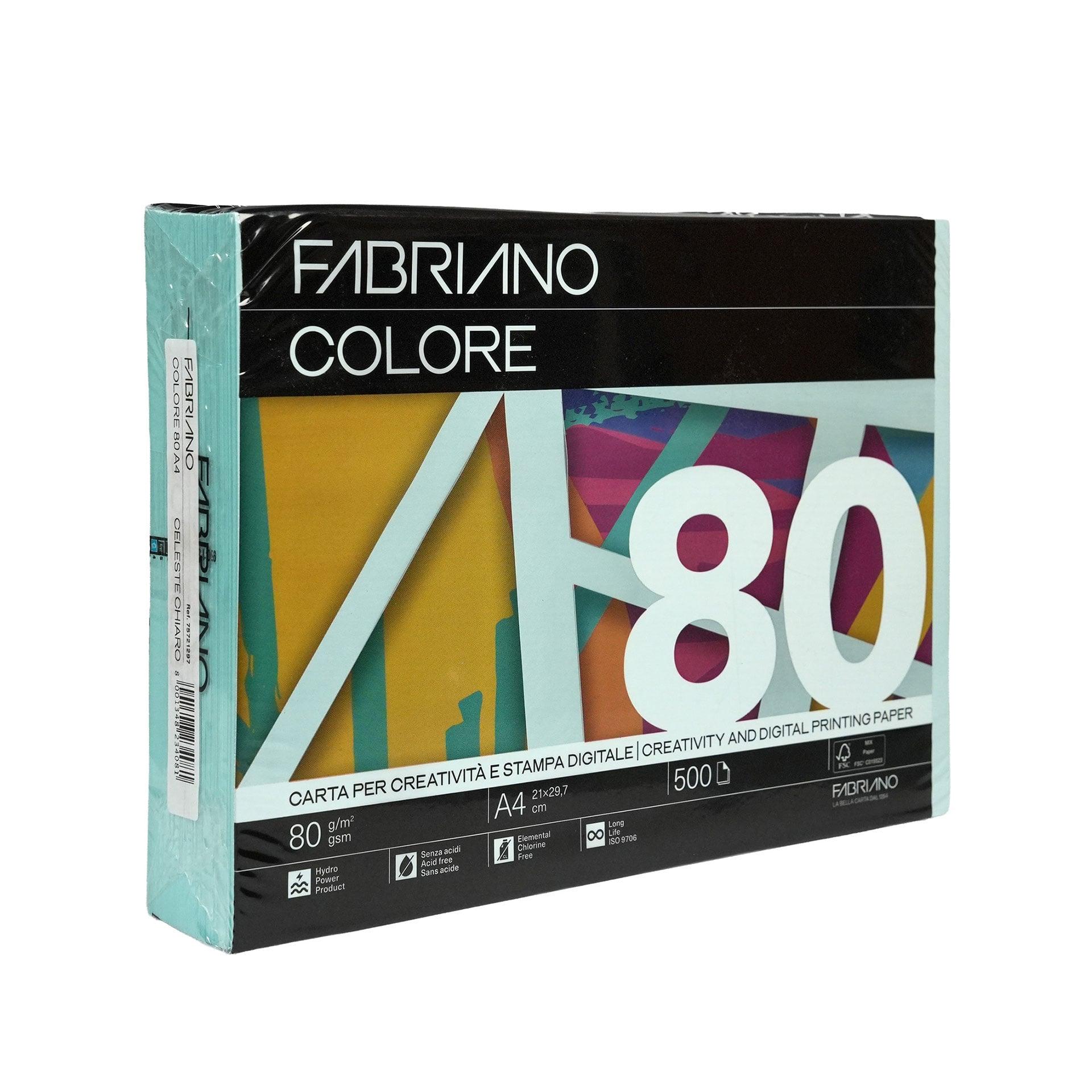 Fabriano Копирна хартия Colore, A4, 80 g/m2, светлосиня, 500 листа