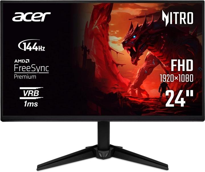 Гейминг монитор Acer - Nitro QG241YP6bmipx, 23.8'', 144Hz, 1ms, FreeSync | JAR Computers Гейминг монитор Acer - Nitro QG241YP6bmipx, 23.8'', 144Hz, 1ms, FreeSync