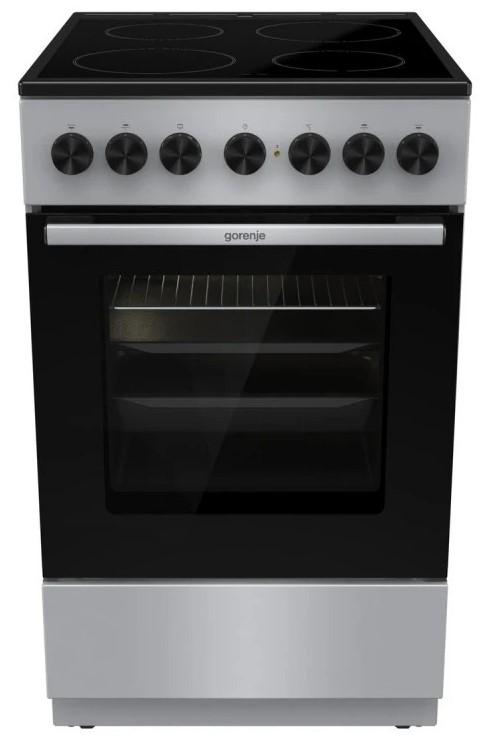 Готварска печка (ток) Gorenje GEC5B60SG , INOX , Керамични