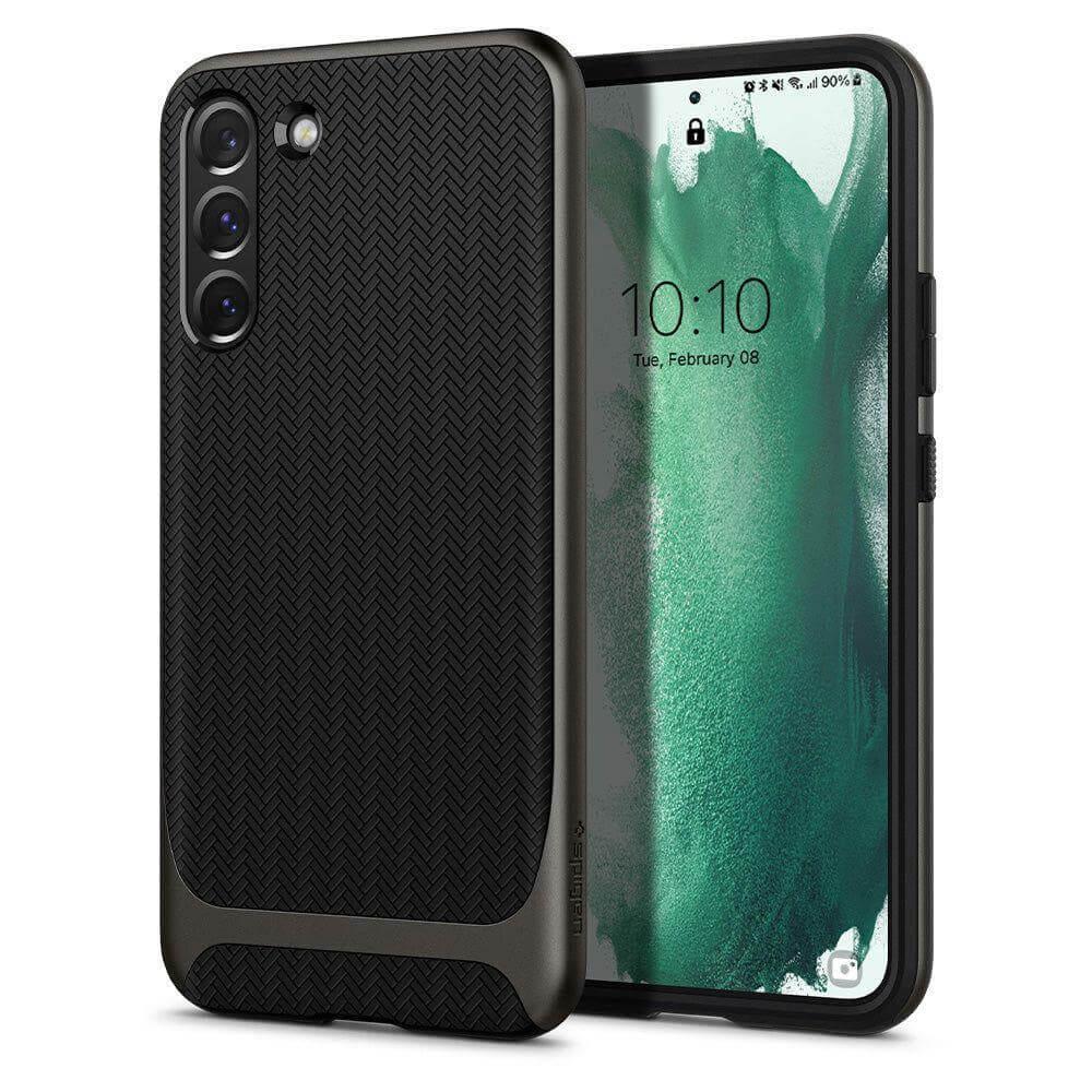 Хибриден кейс с висока степен на защита за Samsung Galaxy S22 Plus - Spigen Neo Hybrid Case (сив) | JAR Computers Хибриден кейс с висока степен на защита за Samsung Galaxy S22 Plus - Spigen Neo Hybrid Case (сив)