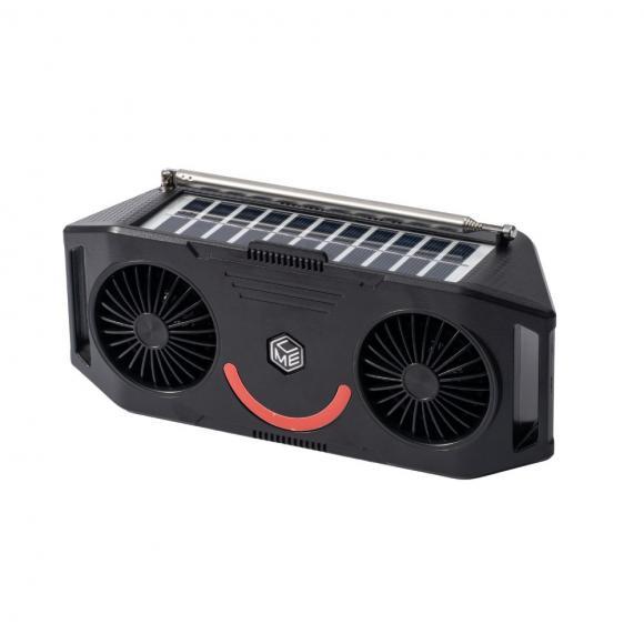HOME SP MCE-119 Solar/Bluetooth/USB/micro SD/FM Black/Red