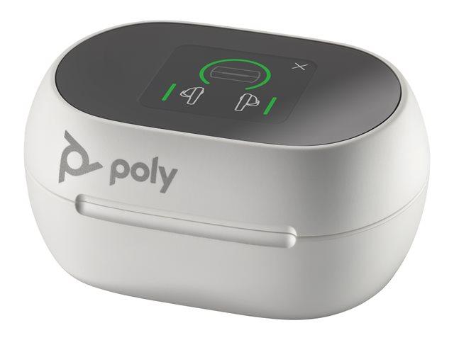 HP Poly Voyager Free 60/60+ Microsoft Teams Certified White Earbuds 2 Pieces
