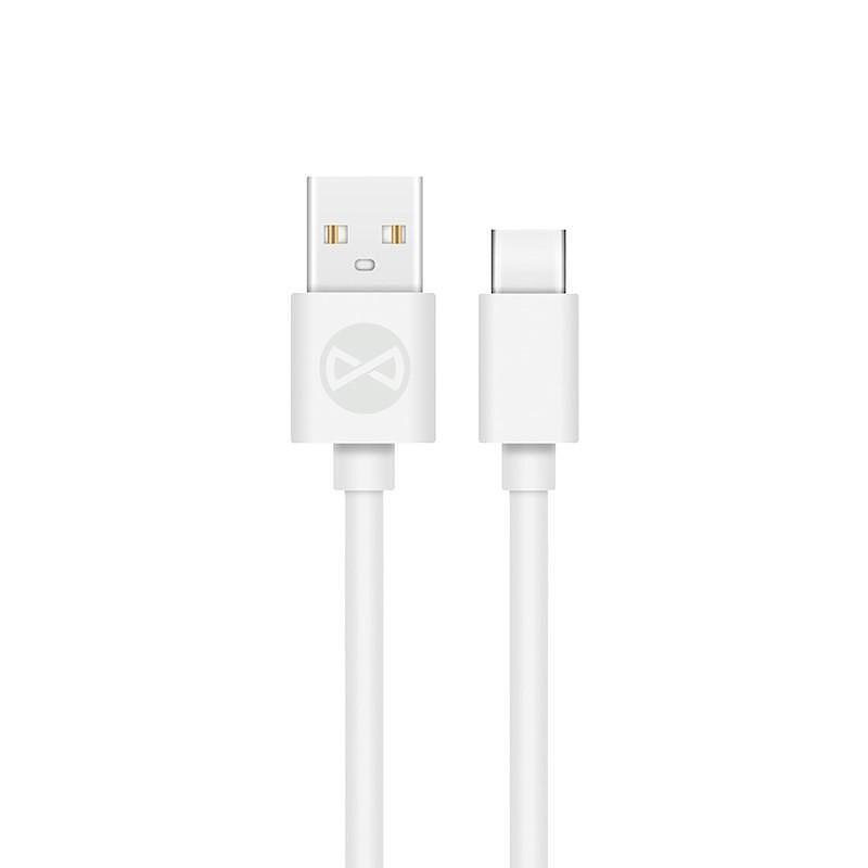 Кабел данни Forever USB- USB-C 1 м. бял | JAR Computers Кабел данни Forever USB- USB-C 1 м. бял