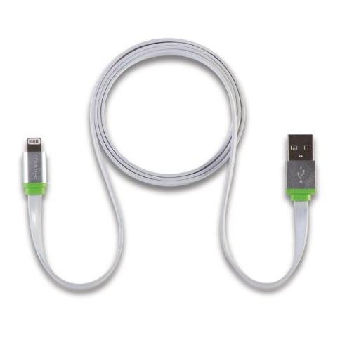 Кабел изработен от рециклирани материали за iPhone 6, iPhone 6S, iPad Air, iPad 5 (2017) и всеки Apple продукт с Lightning - Mobee Technology Magic Data Cable (бял) | JAR Computers Кабел изработен от рециклирани материали за iPhone 6, iPhone 6S, iPad Air, iPad 5 (2017) и всеки Apple продукт с Lightning - Mobee Technology Magic Data Cable (бял)