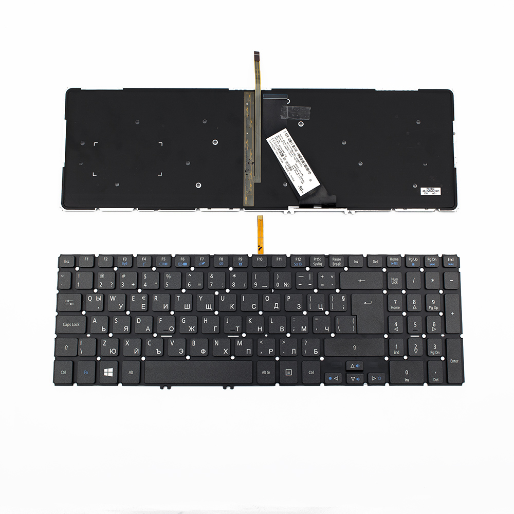 Клавиатура за лаптоп Acer Aspire V5-572 V5-552 V5-573 Whitout Frame Black With Backlit US/UK | JAR Computers Клавиатура за лаптоп Acer Aspire V5-572 V5-552 V5-573 Whitout Frame Black With Backlit US/UK