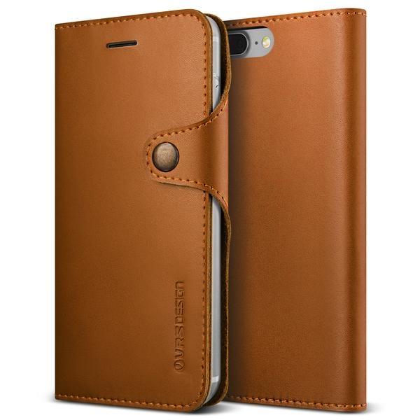 Кожен калъф (естествена кожа), тип портфейл за iPhone 8 Plus, iPhone 7 Plus - Verus Native Diary Case (кафяв) | JAR Computers Кожен калъф (естествена кожа), тип портфейл за iPhone 8 Plus, iPhone 7 Plus - Verus Native Diary Case (кафяв)