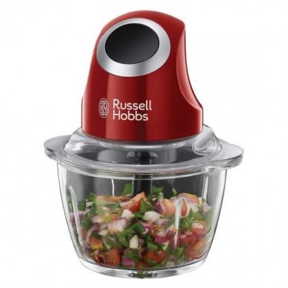 Мини чопър Russell Hobbs Desire 24660-56, 200W, 500ml, Стъклена купа, Червен