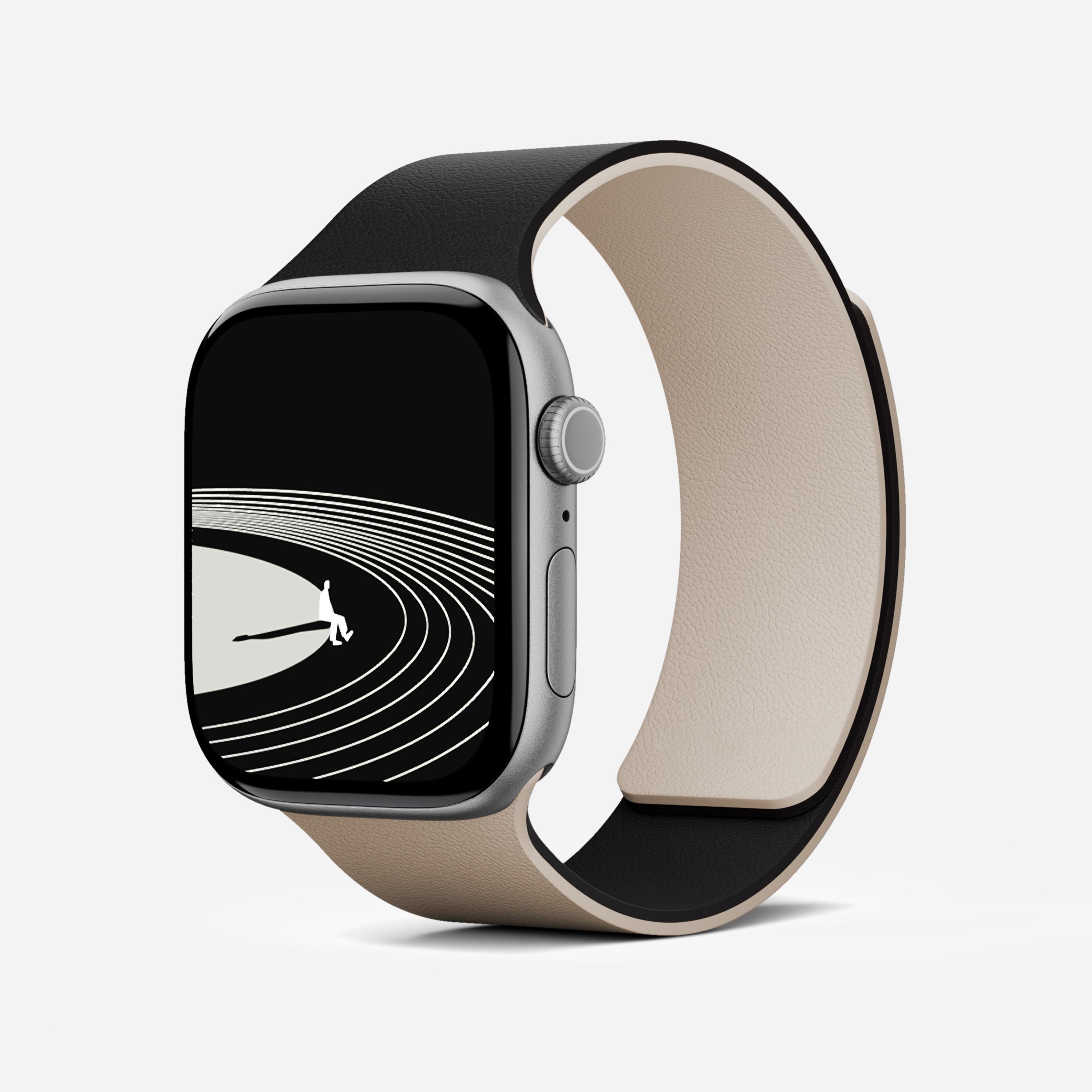 MOFT Snap Duo Band for Apple Watch 42mm - Jet Black + Beach White | JAR Computers MOFT Snap Duo Band for Apple Watch 42mm - Jet Black + Beach White