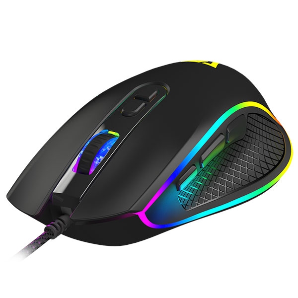 Mouse Modecom Volcano Veles RGB Gaming, Black | JAR Computers Mouse Modecom Volcano Veles RGB Gaming, Black