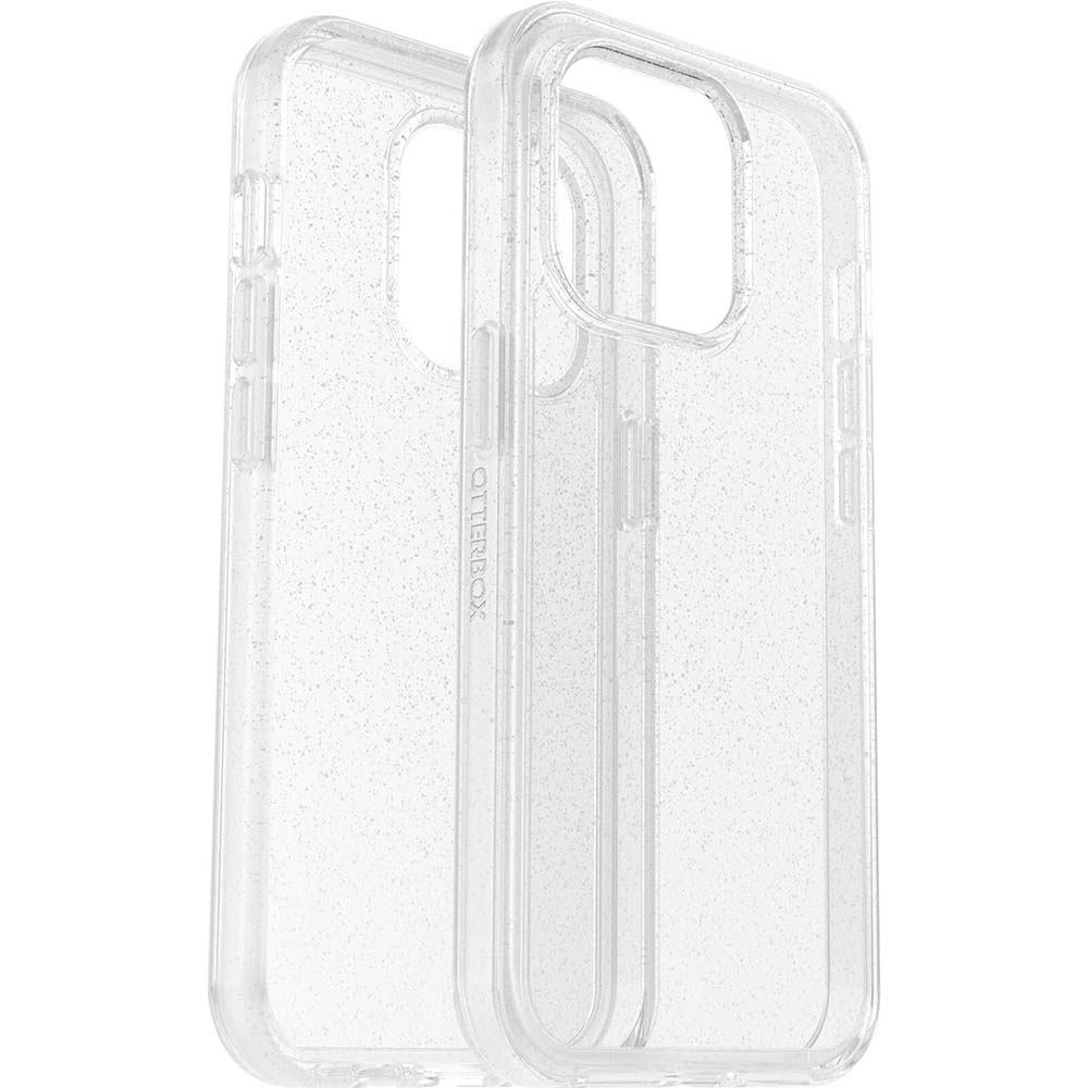 Otterbox React Stardust Glitter Case - хибриден удароустойчив калъф за iPhone 14 Pro (прозрачен) 