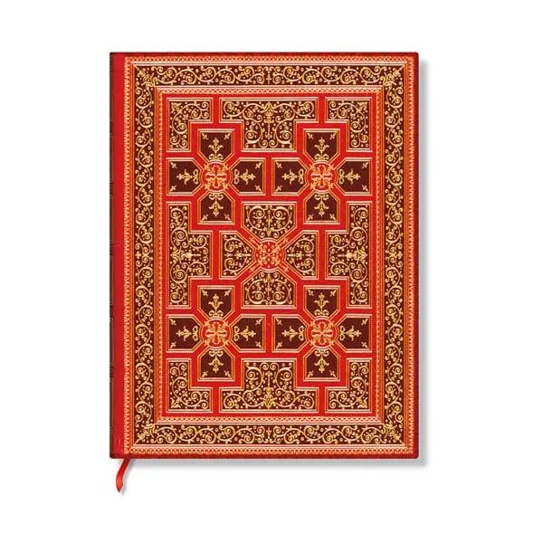 Paperblanks Тефтер War of the roses, Ultra, широки редове, твърда корица, 72 листа