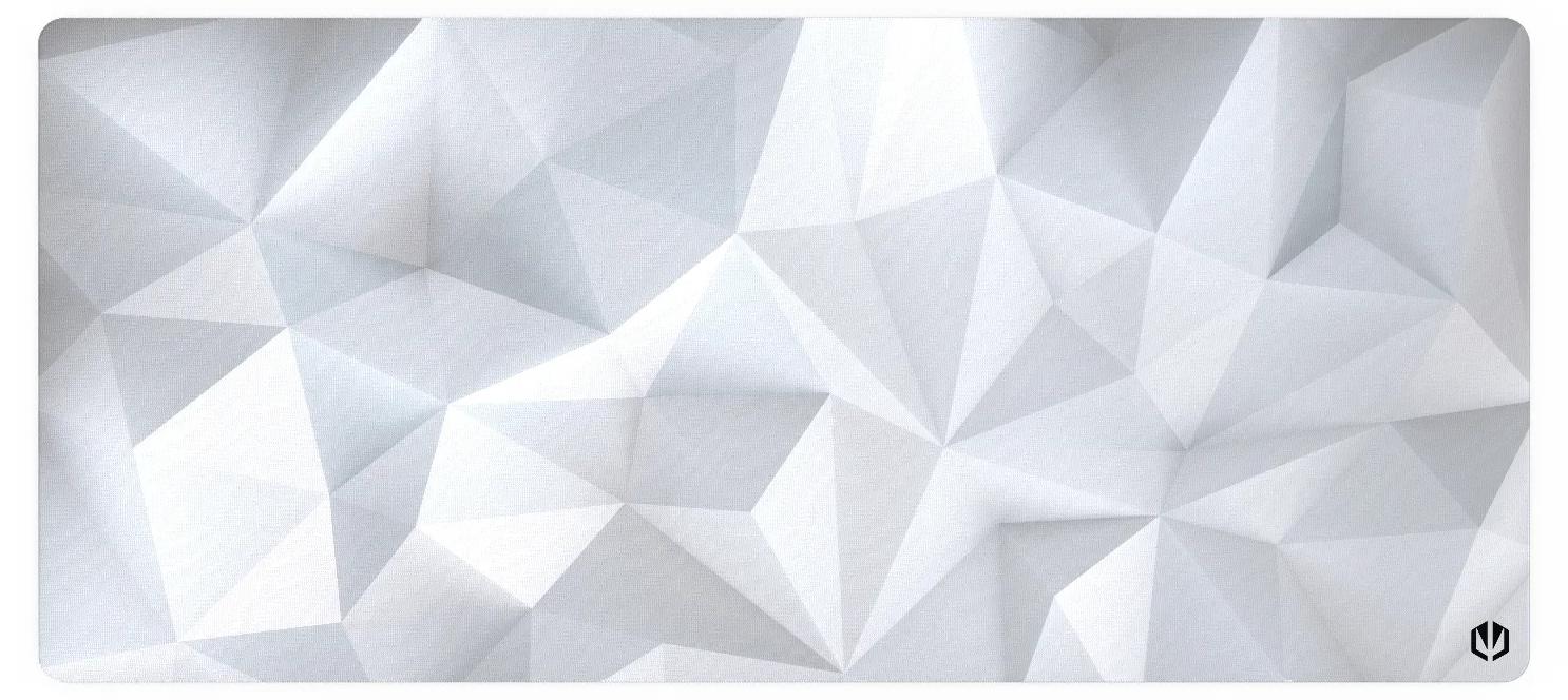 Подложка за мишка Endorfy - Crystal Onyx White, XL, бяла