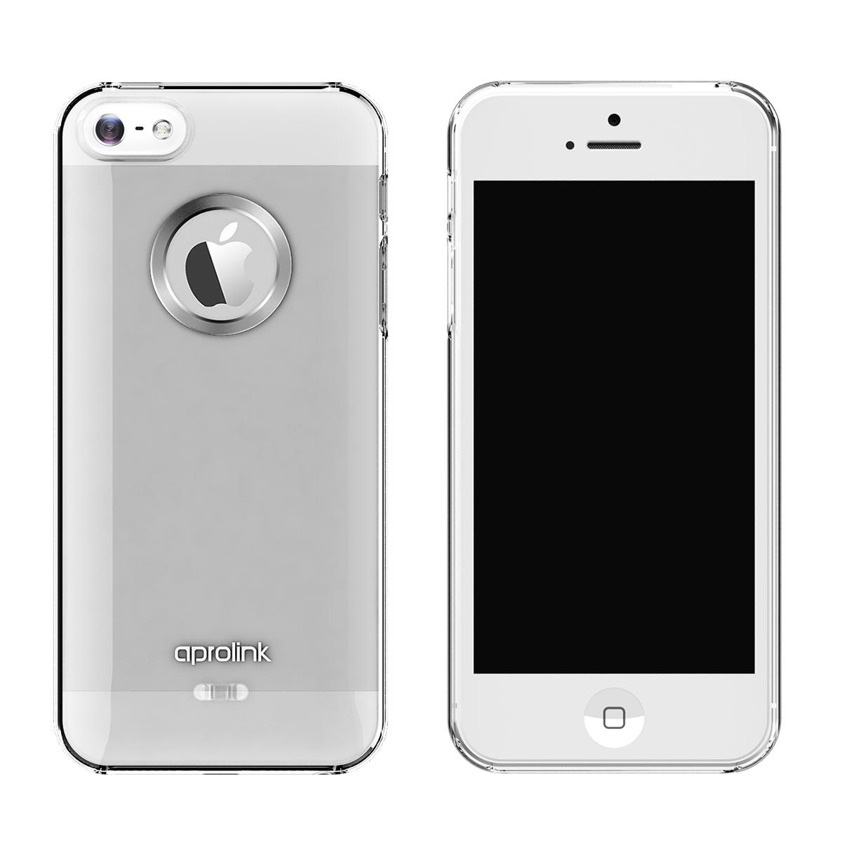Поликарбонатов кейс за iPhone 5, iPhone 5S, iPhone SE - Aprolink Jewelry Gradient Case (прозрачен) | JAR Computers Поликарбонатов кейс за iPhone 5, iPhone 5S, iPhone SE - Aprolink Jewelry Gradient Case (прозрачен)
