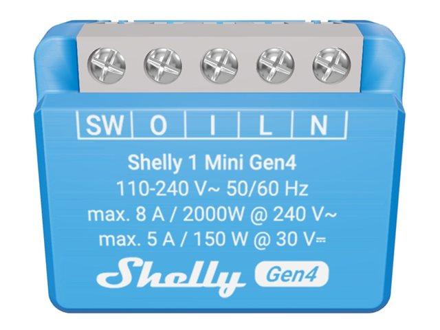 SHELLY 1 Mini Gen4 2-Pack Matter WLAN Smart Relay | JAR Computers SHELLY 1 Mini Gen4 2-Pack Matter WLAN Smart Relay