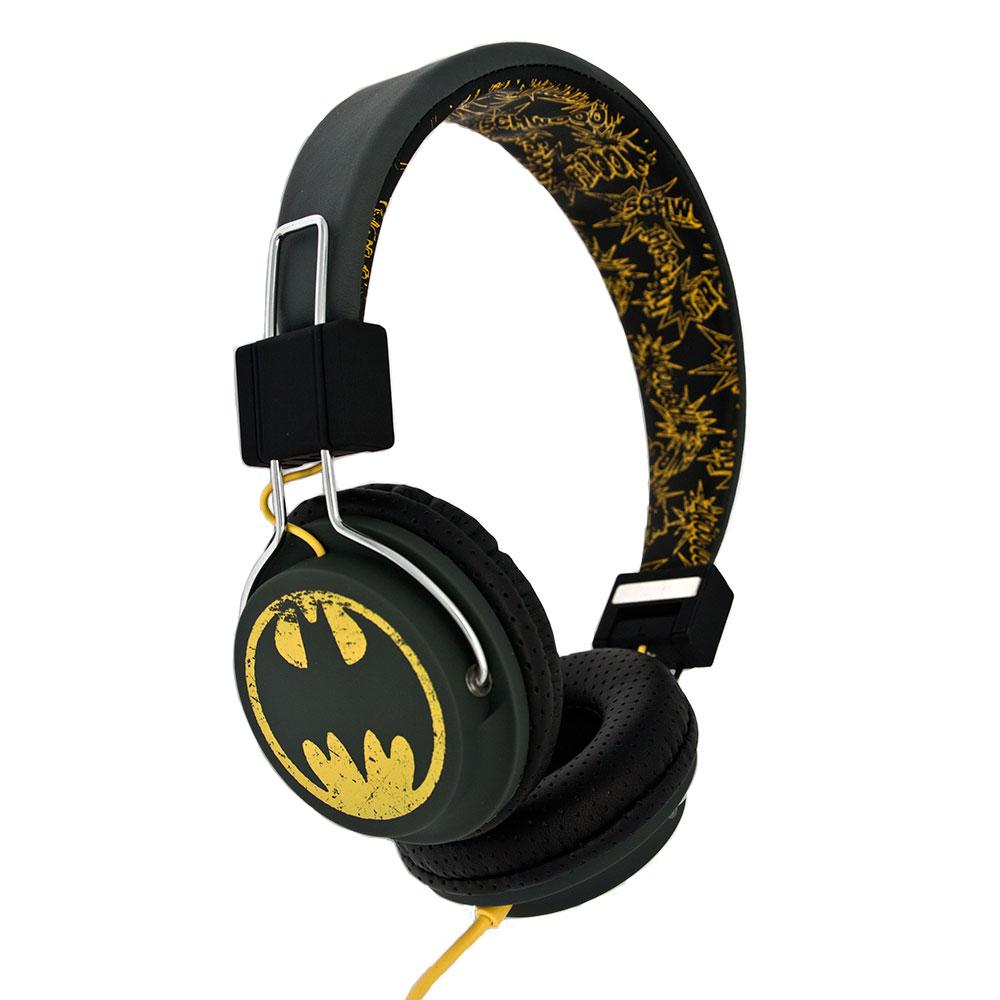 Слушалки за мобилни устройства - OTL Vintage Batman Teen Headphones (черен) | JAR Computers Слушалки за мобилни устройства - OTL Vintage Batman Teen Headphones (черен)