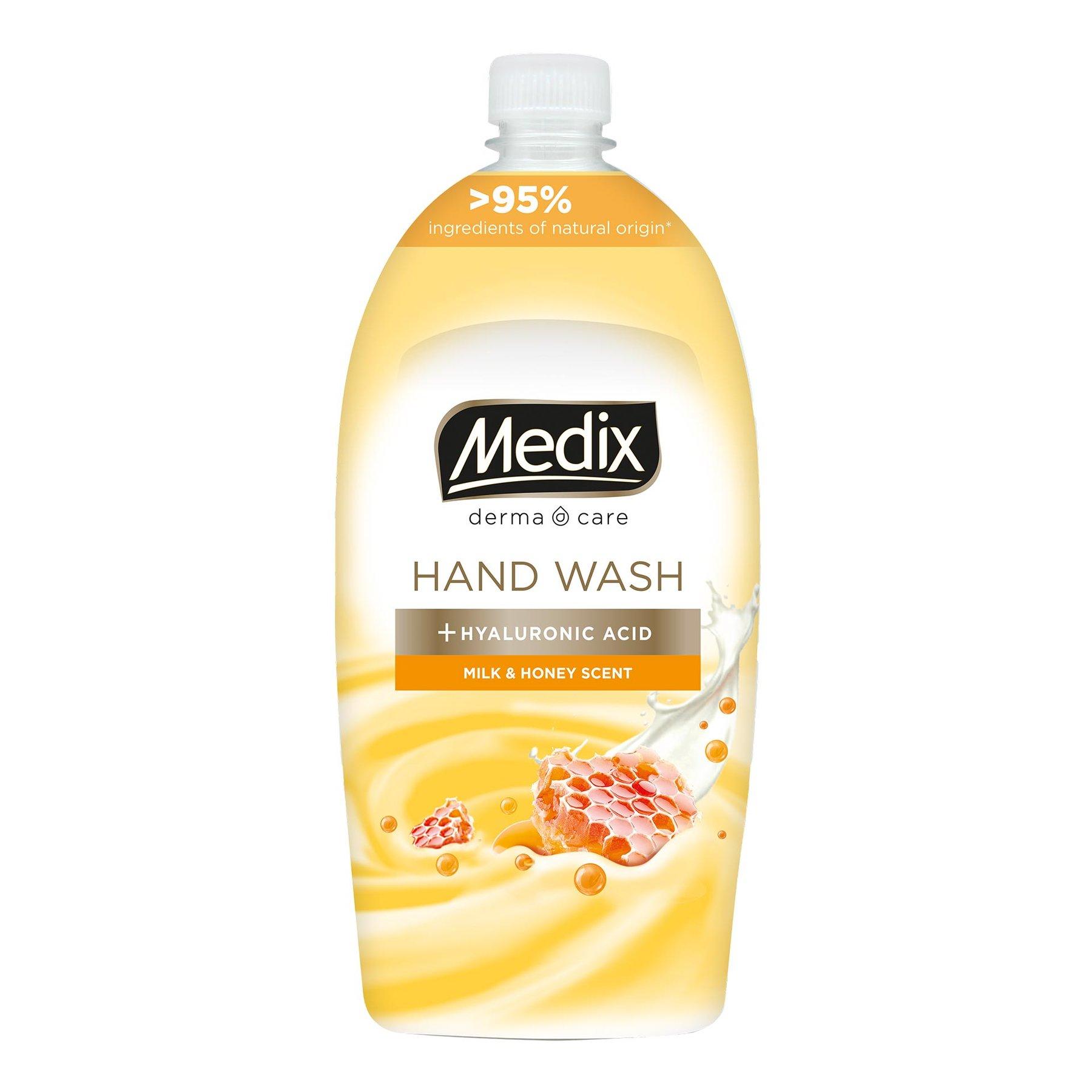Течен сапун Medix Cream Milk & Honey, пълнител, 800 ml, оранжев | JAR Computers Течен сапун Medix Cream Milk & Honey, пълнител, 800 ml, оранжев