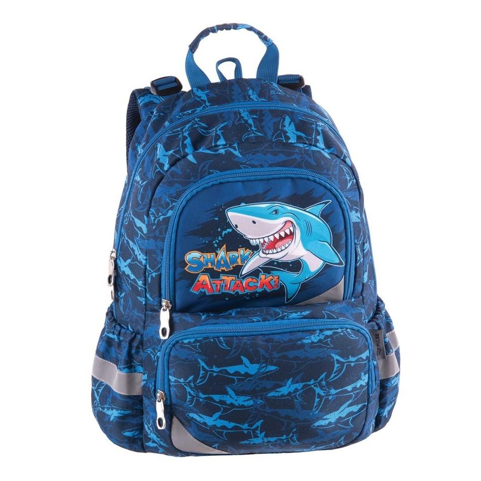 Ученическа раница PULSE Anatomic Shark Attack, 3 отделения | JAR Computers Ученическа раница PULSE Anatomic Shark Attack, 3 отделения