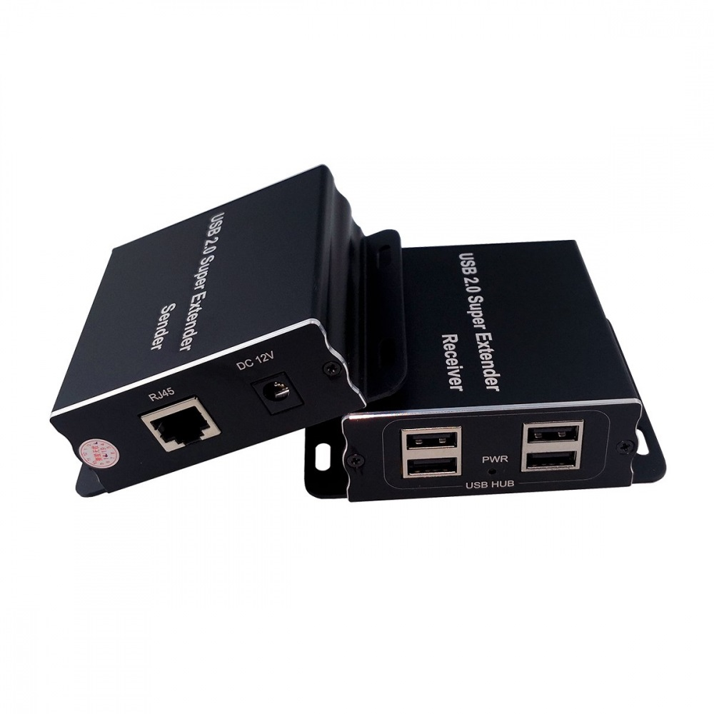 USB Extender (усилвател) ESTILLO ASKHU04-USB 1x4, усилва USB сигнал до 100 м по UTP кабел CAT5e/6 | JAR Computers USB Extender (усилвател) ESTILLO ASKHU04-USB 1x4, усилва USB сигнал до 100 м по UTP кабел CAT5e/6