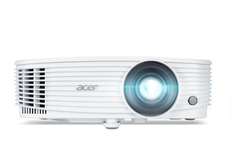 Acer Projector P1357Wi, DLP, WXGA(1280x800), 4800 ANSI Lumens, 20000:1, 1.3x, 3D ready, VGA in/out, 2xHDMI, RCA, Audio in/out, USB type A, Wireless dongle included, Speaker 10W, RS232,  Lamp life up to 15000h, Bag, 2.4kg, White  + Acer T82-W01MW 82.5"