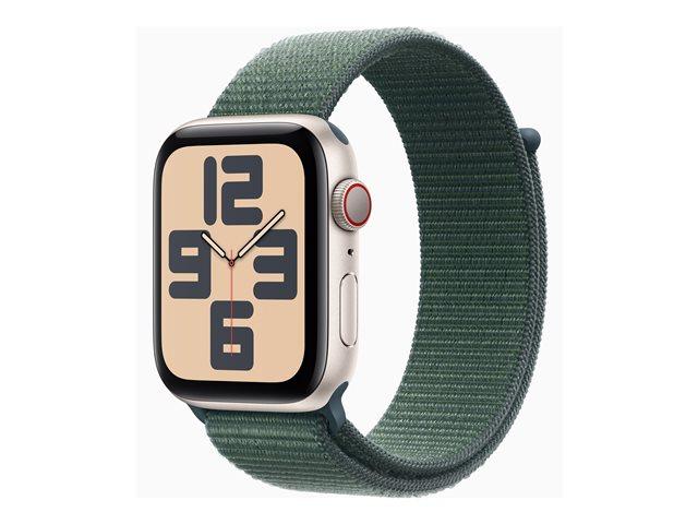 APPLE Watch SE2 v3 Cellular 44mm Starlight Alu Case with Lake Green Sport Loop | JAR Computers APPLE Watch SE2 v3 Cellular 44mm Starlight Alu Case with Lake Green Sport Loop