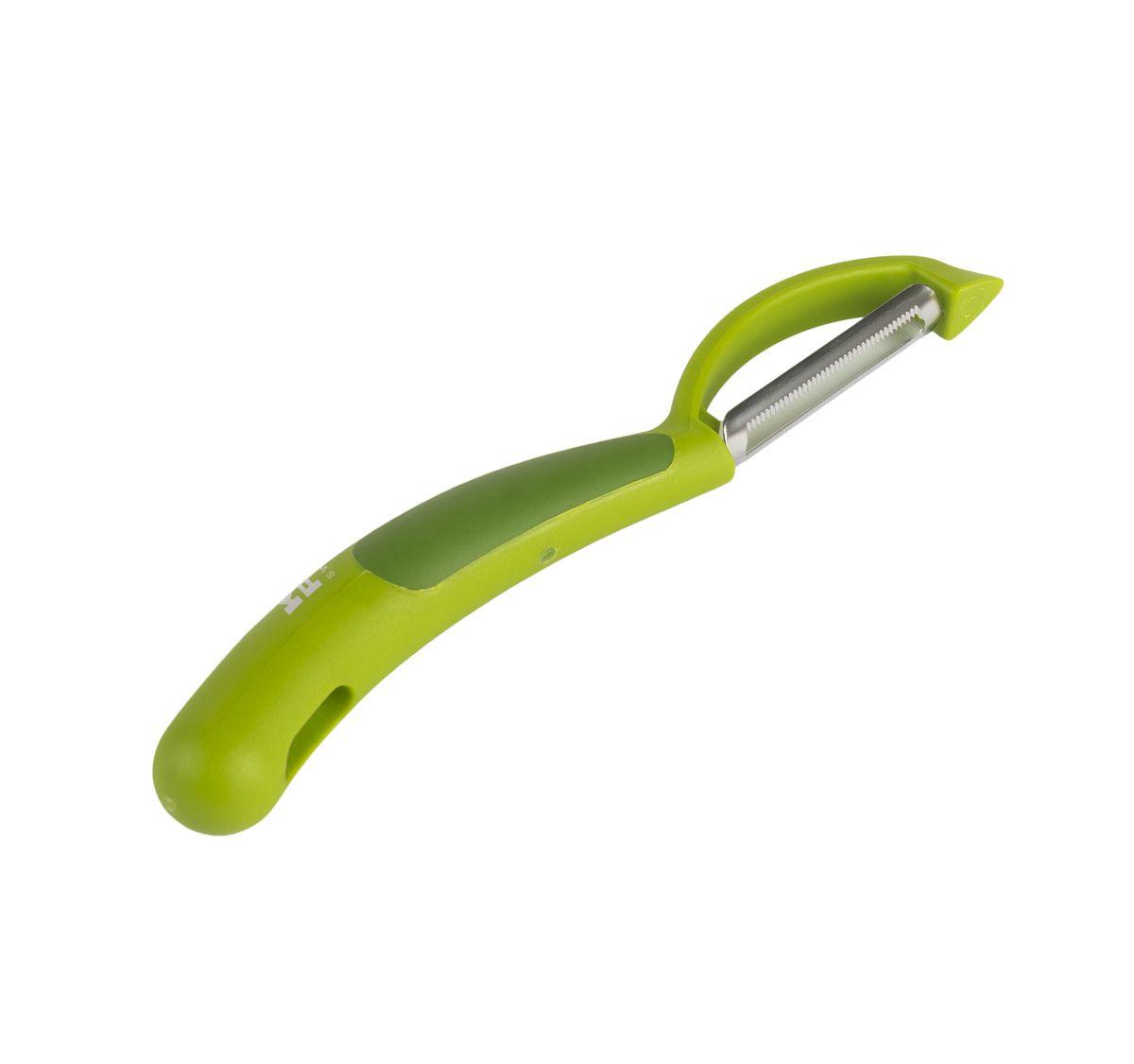 Белачка Kuhn Rikon Peeler Piranha Swivel, зелена