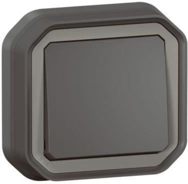 Девиаторен ключ моноблок за скрит монтаж цвят Антрацит IP55 Plexo New Legrand | JAR Computers Девиаторен ключ моноблок за скрит монтаж цвят Антрацит IP55 Plexo New Legrand