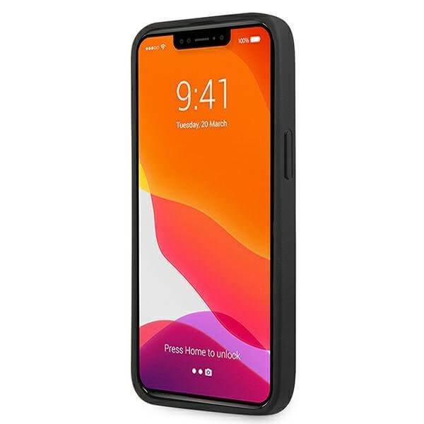 Дизайнерски кожен кейс (естествена кожа) за iPhone 13 Pro - AMG Hot Stamped Genuine Leather Hard Case (черен) | JAR Computers Дизайнерски кожен кейс (естествена кожа) за iPhone 13 Pro - AMG Hot Stamped Genuine Leather Hard Case (черен)