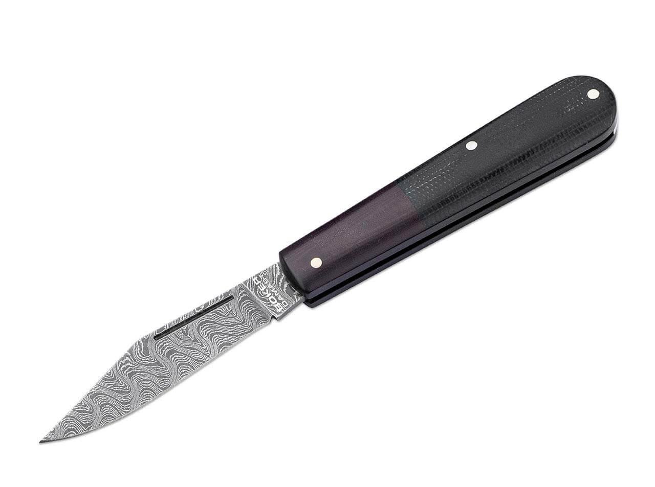 Джобен нож Böker Solingen Barlow Damast Maroon