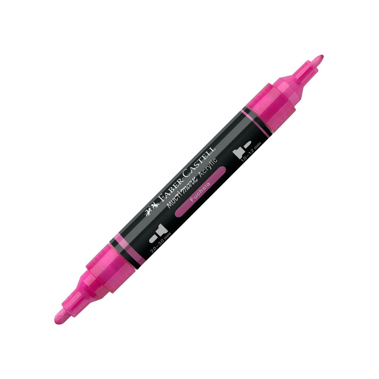 Faber-Castell Акрилен маркер Multimark, № 125, фуксия