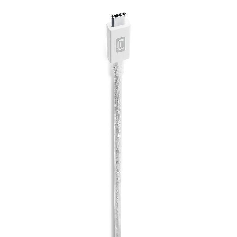 Кабел Cellularline USB-C to USB-C 5A, 10 Gbps, 100W, 1.5 м, бял | JAR Computers Кабел Cellularline USB-C to USB-C 5A, 10 Gbps, 100W, 1.5 м, бял