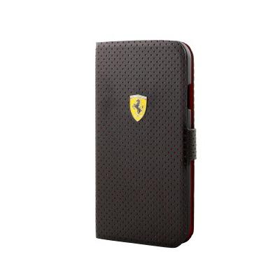 Кожен калъф, тип портфейл за Samsung Galaxy S4 i9500 - Ferrari New Challenge Series Book-Flip Case (черен) | JAR Computers Кожен калъф, тип портфейл за Samsung Galaxy S4 i9500 - Ferrari New Challenge Series Book-Flip Case (черен)