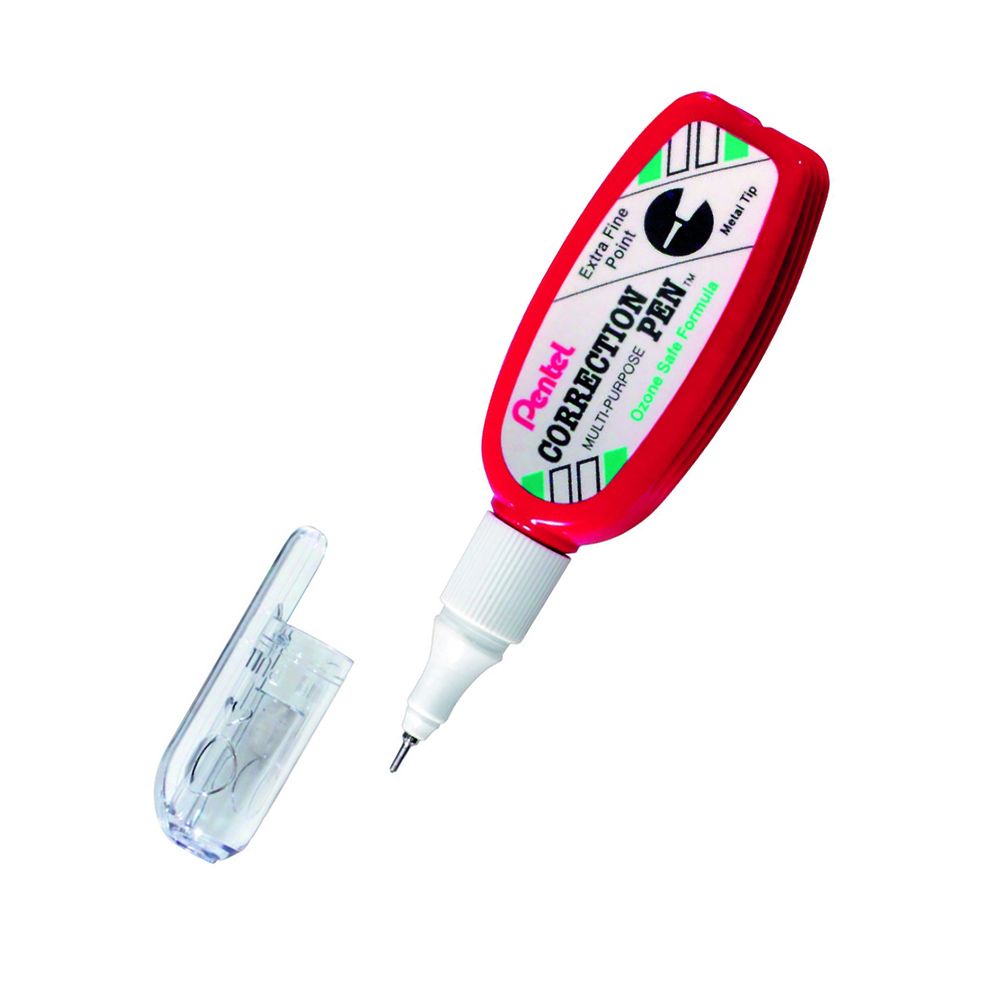 Коректор писалка Pentel мет. връх 4.2мл | JAR Computers Коректор писалка Pentel мет. връх 4.2мл
