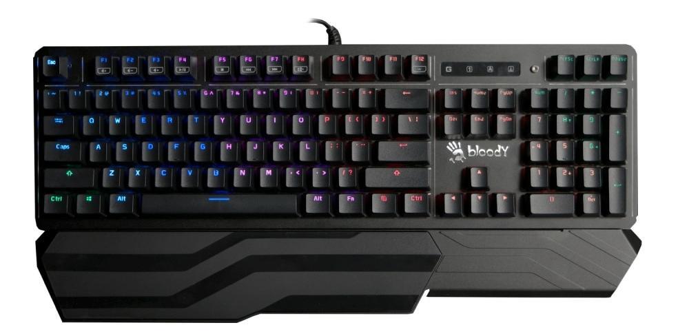 Механична клавиатура Bloody - B975, LK Libra Brow, RGB, черна/червена | JAR Computers Механична клавиатура Bloody - B975, LK Libra Brow, RGB, черна/червена