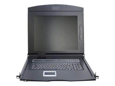 Мрежов комутатор Digitus Professional KVM console DS-72210-3GE - 43.2 cm (17" ) | JAR Computers Мрежов комутатор Digitus Professional KVM console DS-72210-3GE - 43.2 cm (17" )