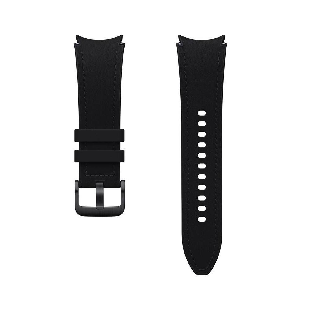 Оригинална каишка от веган кожа за Samsung Galaxy Watch, Huawei Watch, Xiaomi, Garmin и други часовници с 20мм захват - Samsung Classic Vegan Leather Strap 20mm S/M (ET-SHR95SBE) (черен) | JAR Computers Оригинална каишка от веган кожа за Samsung Galaxy Watch, Huawei Watch, Xiaomi, Garmin и други часовници с 20мм захват - Samsung Classic Vegan Leather Strap 20mm S/M (ET-SHR95SBE) (черен)