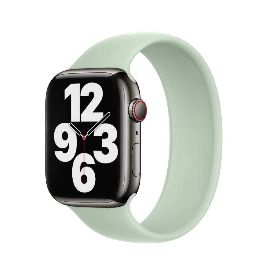 Оригинална силиконова каишка за Apple Watch 44мм, 45мм, 46мм, Ultra, Ultra 2, Ultra 3 49 - Apple Mineral Green Solo Loop Band Size 9 (разопакован) | JAR Computers Оригинална силиконова каишка за Apple Watch 44мм, 45мм, 46мм, Ultra, Ultra 2, Ultra 3 49 - Apple Mineral Green Solo Loop Band Size 9 (разопакован)