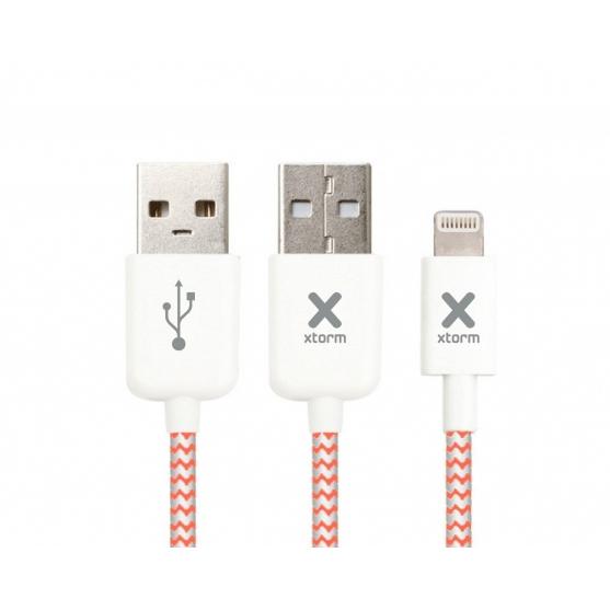 Плетен Lightning кабел за iPhone, iPad, iPod - A-Solar Xtorm Sync and Charge Lightning CX002 (1 метър) | JAR Computers Плетен Lightning кабел за iPhone, iPad, iPod - A-Solar Xtorm Sync and Charge Lightning CX002 (1 метър)