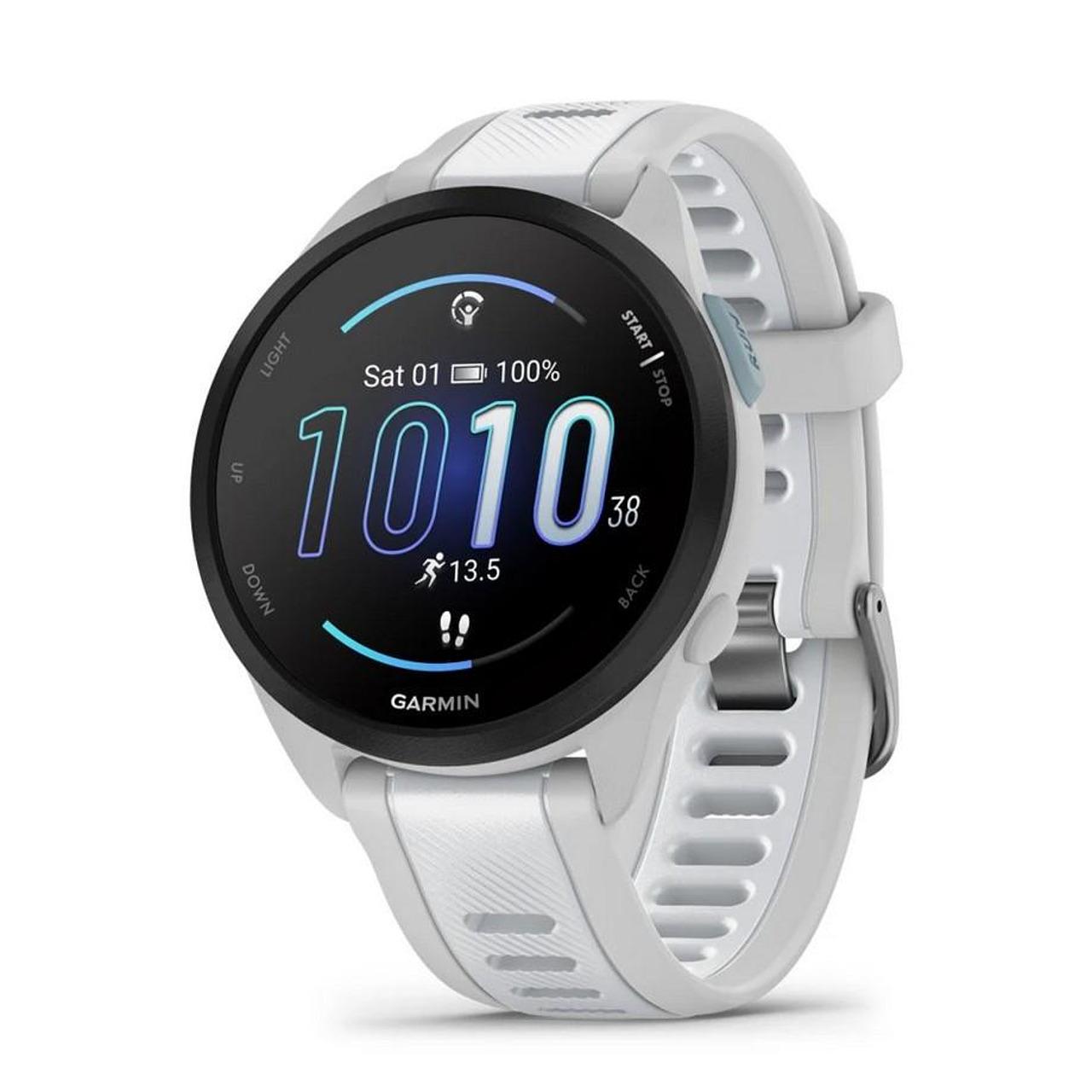 Смарт часовник Garmin FORERUNNER 165 MIST GREY/WHITESTONE 010-02863-21 , 1.20 , 4GB | JAR Computers Смарт часовник Garmin FORERUNNER 165 MIST GREY/WHITESTONE 010-02863-21 , 1.20 , 4GB