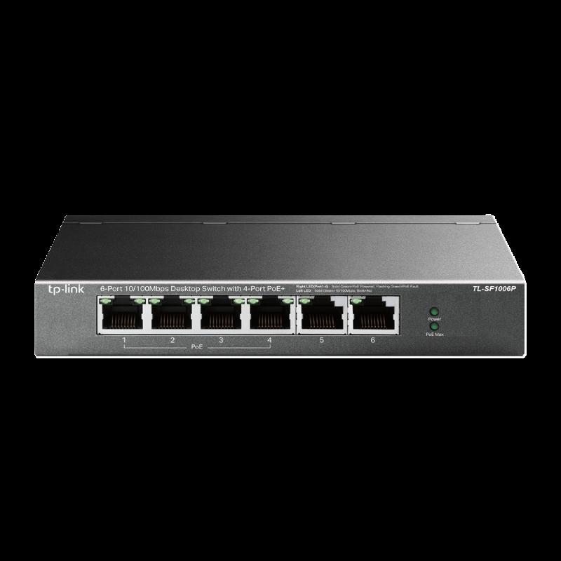 Суич TP-Link Omada TL-SF1006P 6 Port 10/100 (4PoE+)