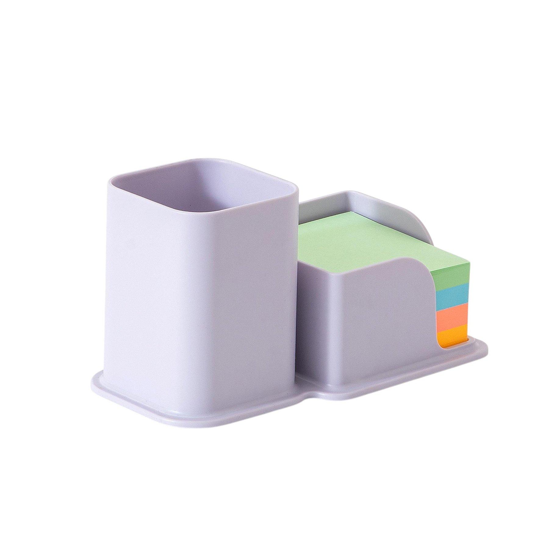 Sworld Моливник с поставка за листчета, 2в1, лилав