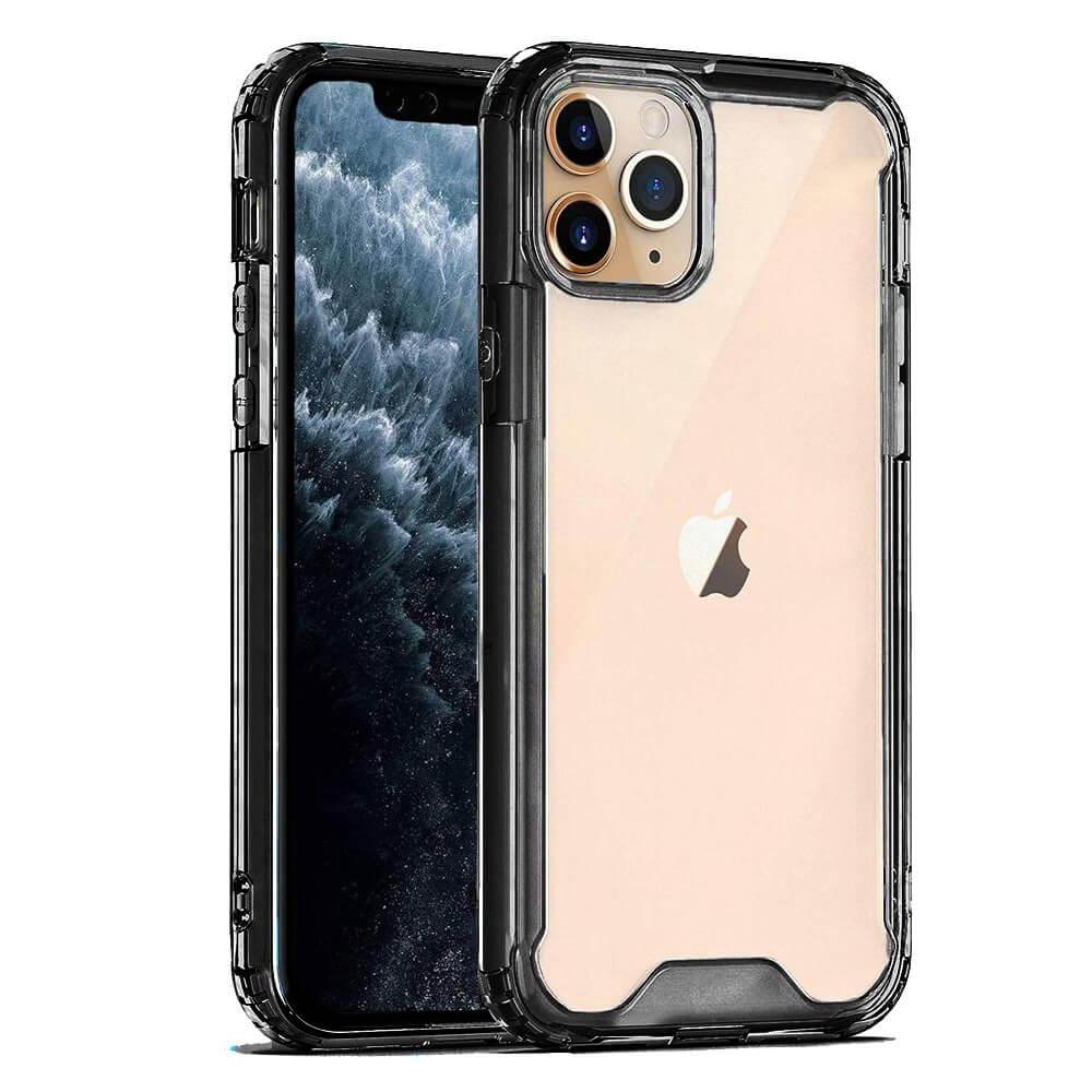 Удароустойчив хибриден кейс за iPhone SE (2022), iPhone SE (2020), iPhone 8, iPhone 7 (черен-прозрачен) - Tel Protect Acrylic Case | JAR Computers Удароустойчив хибриден кейс за iPhone SE (2022), iPhone SE (2020), iPhone 8, iPhone 7 (черен-прозрачен) - Tel Protect Acrylic Case