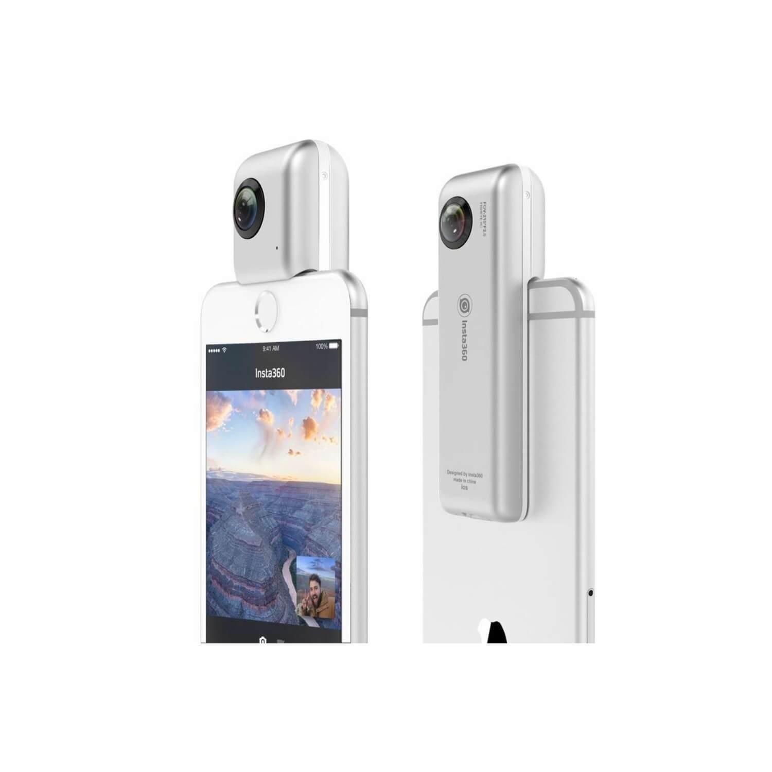 360-градусова, 3K, 3D камера за заснемане на любимите ви моменти за iPhone - Insta360 Nano | JAR Computers 360-градусова, 3K, 3D камера за заснемане на любимите ви моменти за iPhone - Insta360 Nano