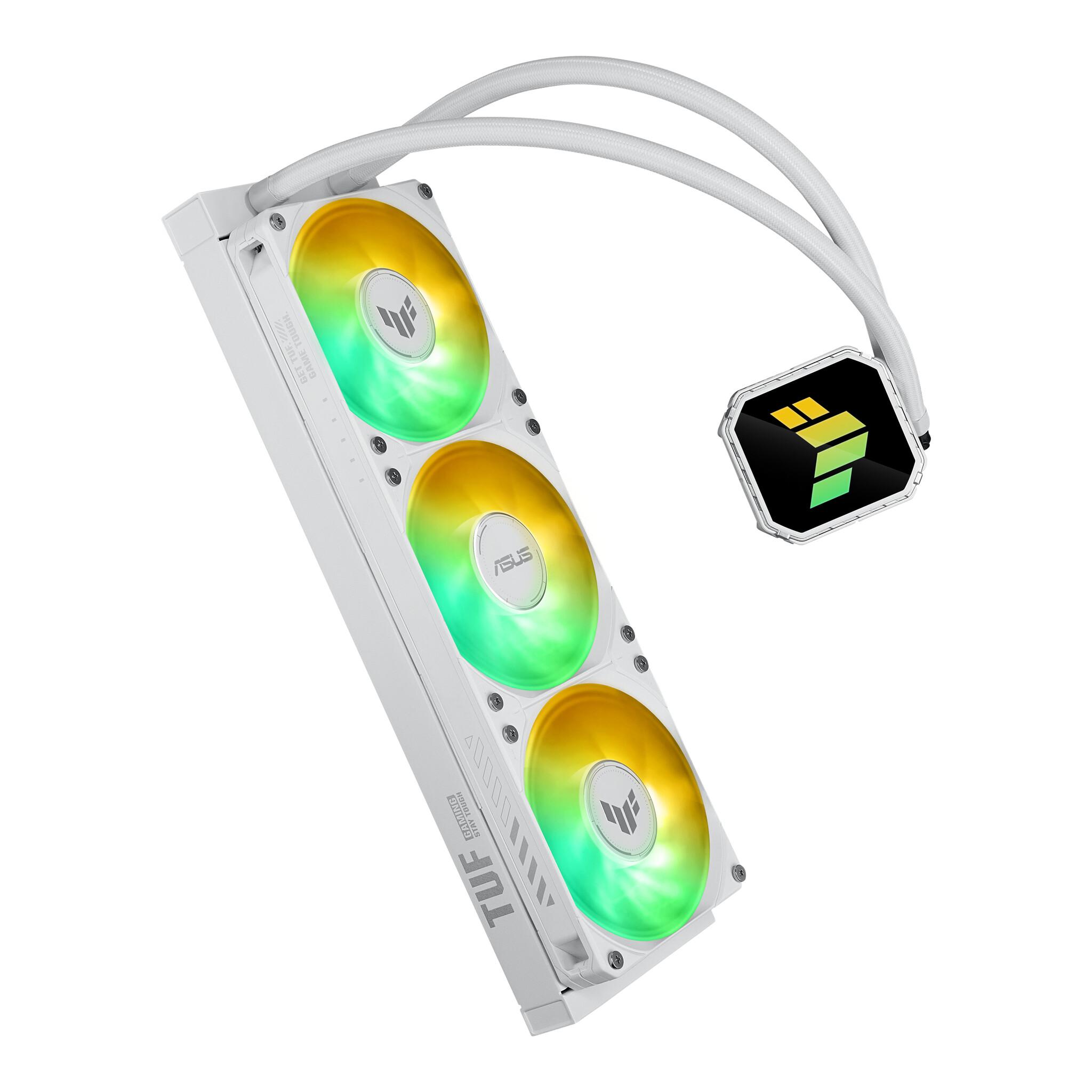 ASUS TUF Gaming LC III 360 ARGB White Edition Кутия на компютър Течен охладител "всичко в едно". 12 см Бяла | JAR Computers ASUS TUF Gaming LC III 360 ARGB White Edition Кутия на компютър Течен охладител "всичко в едно". 12 см Бяла