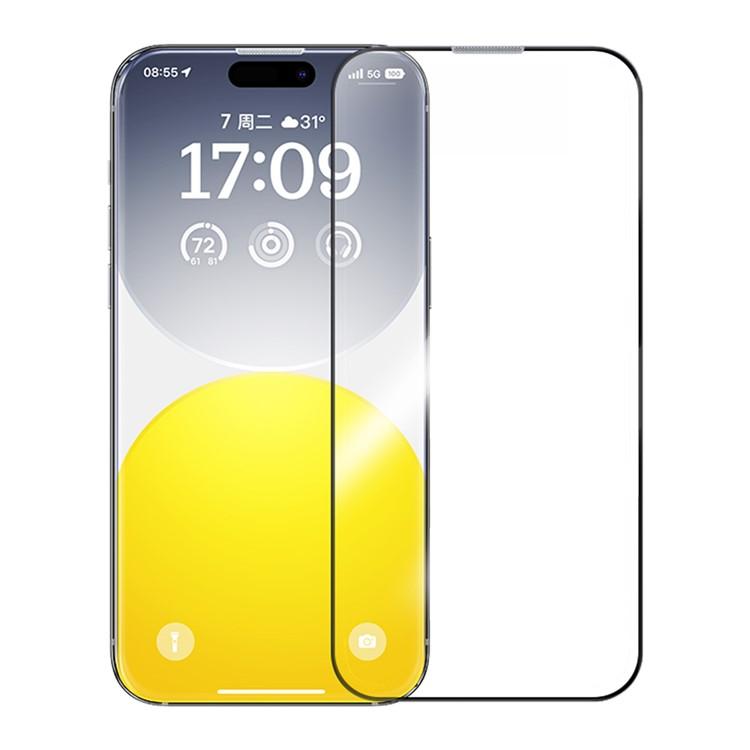 BASEUS Tempered Glass Schott Series Apple iPhone 15 Pro Max, Easy-fix, P60015407201-03 | JAR Computers BASEUS Tempered Glass Schott Series Apple iPhone 15 Pro Max, Easy-fix, P60015407201-03
