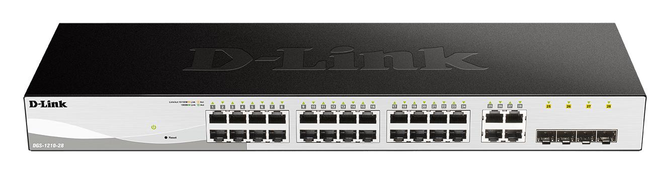 D-Link DGS-1210-28 Управляем L2/L2+ 1U Черен | JAR Computers D-Link DGS-1210-28 Управляем L2/L2+ 1U Черен