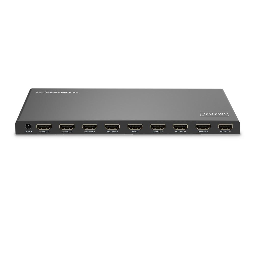 DIGITUS DS-55338 :: HDMI видео сплитер, 1x8, Splitter, 4K/60Hz(4:4:4), HDCP 2.2, EDID Control | JAR Computers DIGITUS DS-55338 :: HDMI видео сплитер, 1x8, Splitter, 4K/60Hz(4:4:4), HDCP 2.2, EDID Control